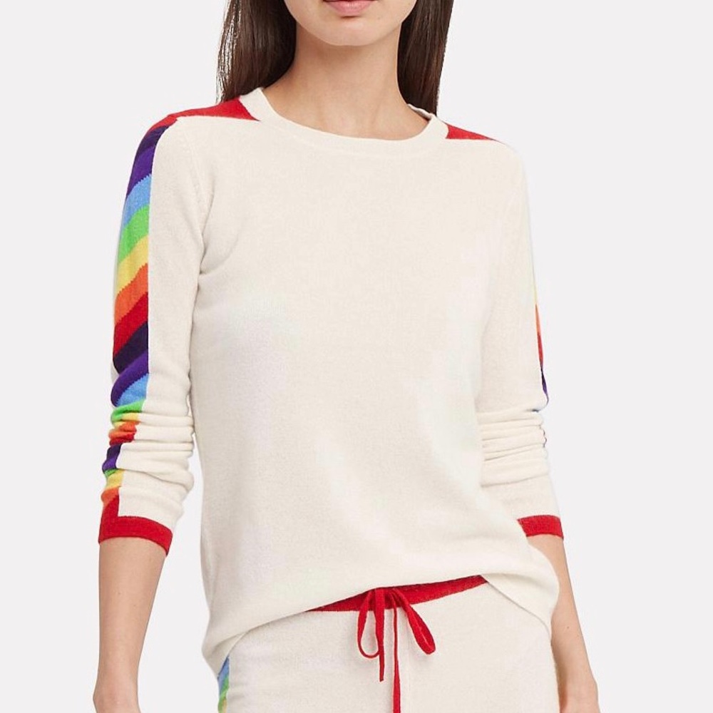 Lodi Rainbow 100% Cashmere Sweater